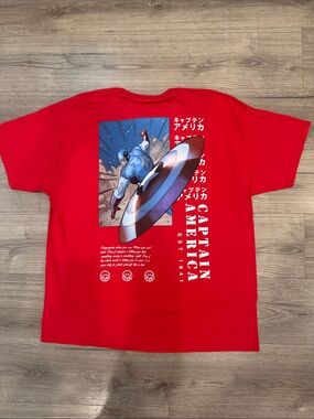 CVLA Civil Los Angeles Marvel’s Captain America EST 1941 Tee Men’s Size XXL